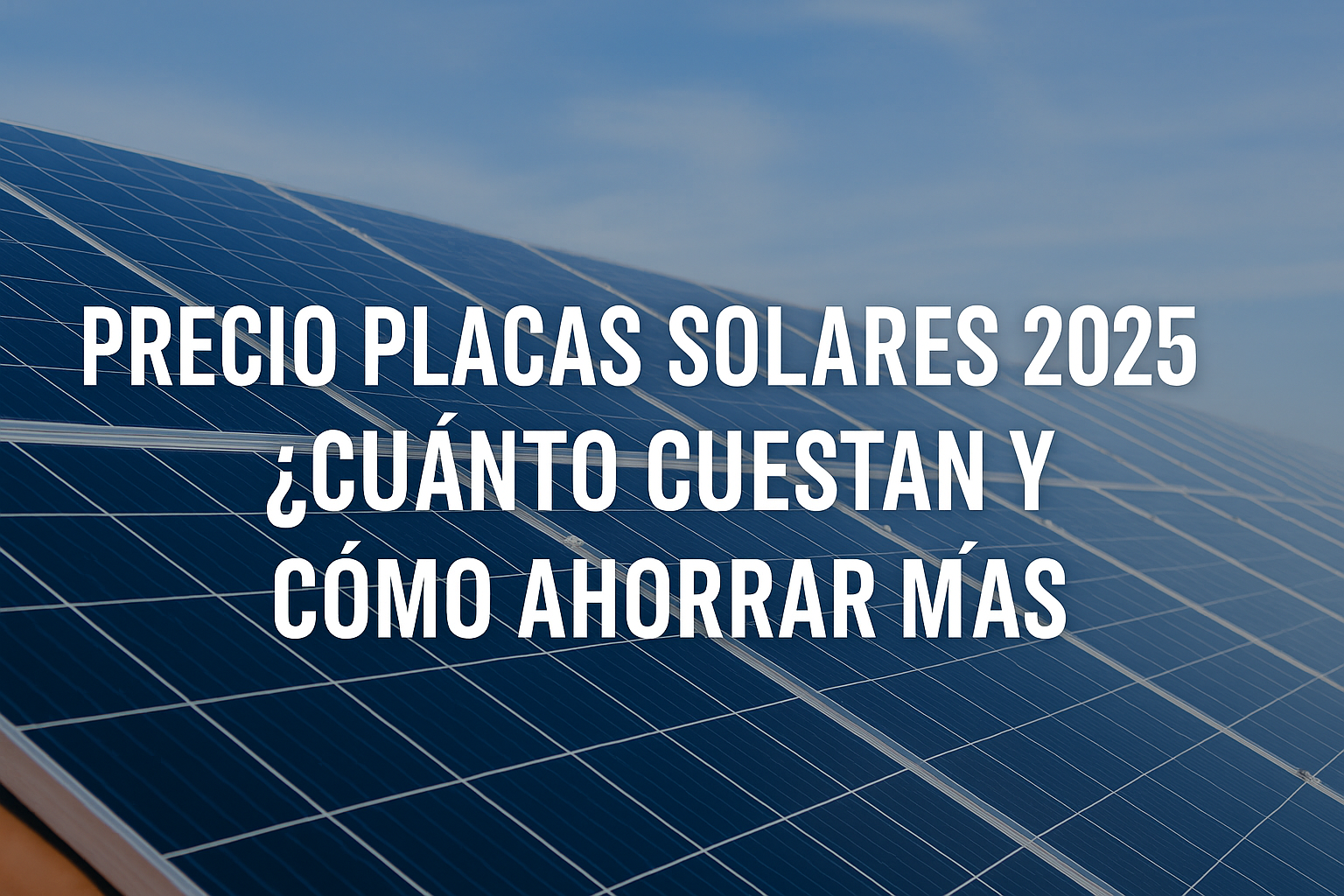 precio placas solares